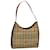 Autre Marque Burberrys Nova Check Umhängetasche PVC Leder Beige Auth 75839  ref.1407995