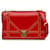 Red Dior Medium Studded Diorama Crossbody Bag Leather  ref.1408221