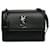 Bolso cruzado Sunset mediano con monograma Saint Laurent en negro Cuero  ref.1408228