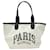 White Balenciaga Cities Paris Small Tote Bag Leather  ref.1408269