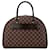 Sac de voyage marron Louis Vuitton Damier Ebene Nolita Cuir  ref.1408300