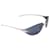 Silver-Tone Cartier Panthere Rimless Sunglasses Silvery  ref.1408304