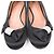 Giuseppe Zanotti Schwarze Ballerinas mit Schleife in Größe 37 EU - Ansicht 4