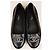 Timeless Chanel Mocassini CC 37.5 Nero - vista 2