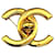 Spilla CHANEL CC Turnlock D'oro