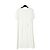 Chanel PE2011 Kleid FR38 Weiß Viskose Minimal Kleid US8