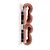 Sandali Hermès Oran in shearling rosa rosa - vista 11