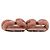Sandali Hermès Oran in shearling rosa rosa - vista 3