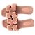 Sandali Hermès Oran in shearling rosa rosa - vista 8
