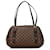 Louis Vuitton Marrom Damier Ebene Rivington GM Castanho escuro Couro Lona Bezerro-como bezerro  ref.1408762