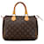 Louis Vuitton Marrom Monograma Speedy 25 Couro Lona  ref.1408819