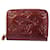 Porte-monnaie Louis Vuitton Zippy Cuir vernis Rouge  ref.1408901