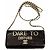 Chanel Borsa a patta con paillettes Super Rare Dare To Disturb Nero