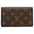 Louis Vuitton PVC Leather Portefeuille Trésor Wallet M61736 in Very Good Condition Brown Plastic  ref.1409129