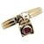 & Other Stories K18YG Yellow Gold Diamond & Ruby 0.06ct Ring in Great Condition Golden Metal  ref.1409162