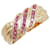 & Other Stories K18YG Yellow Gold Ruby 0.71ct Diamond 0.02ct Ring in Excellent Condition Golden Metal  ref.1409188