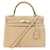 Hermès Kelly 32 Cuir Beige  ref.1409221