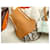 bell, zipper, and new Hermès lock for Hermès bag, box, dustbag Camel  - view 3