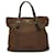 Tote Prada Tessuto Marrom Sintético  ref.1409313