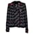 Chanel Chaqueta de tweed negra con botones de águila CC. Negro  ref.1409352