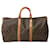 Louis Vuitton Keepall 50 Braun Leinwand  ref.1409478