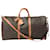 Louis Vuitton Keepall Bandoulière 60 Castaño Lienzo  ref.1409505