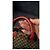 GUCCI BORSA A SPALLA SHERRY LINE IN TELA GG NAVY Auth 131280204990 Rosso Blu navy - vista 4