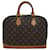 Louis Vuitton Alma Marrom Lona  ref.1409577