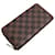 Louis Vuitton Portefeuille zippy Brown Cloth  ref.1409602