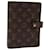 LOUIS VUITTON Agenda con monogramma MM Agenda da giorno Cover R20105 LV Aut 76214 Tela  ref.1409754