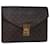 LOUIS VUITTON Monogram Porte Documents Senatur Briefcase M53335 LV Auth 75898 Cloth  ref.1409787