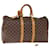 LOUIS VUITTON Damier Ebene Keepall 45 Boston Bag LV Auth 75198UN  ref.1409790