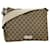 Bolsa de ombro de lona GUCCI GG bege 146236 auth 75978  ref.1409810