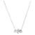 TIFFANY & CO. Pendentif diamant aigue-marine Paper Flowers en platine 0.13 ctw  ref.1409927