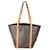 Borsa shopping in tela monogramma Louis Vuitton Marrone  ref.1409938