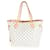 Louis Vuitton Toile Damier Azur Neverfull MM Beige  ref.1409955