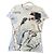 Chanel Camiseta de fumar en acuarela, ¡Rara! Multicolor