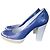 Hogan Pumps aus blauem Lackleder - Ansicht 4