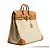 Haut à courroies Hermès Hermes 1985 Borsa da viaggio Haut a courroies HAC 50 Crudo Caramello - vista 2