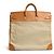 Haut à courroies Hermès Hermes 1985 Borsa da viaggio Haut a courroies HAC 50 Crudo Caramello - vista 3