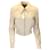 Drome Elfenbein Lammlederjacke  Beige