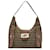 Brown Fendi Zucchino Canvas Sweet Hobo Shoulder Bag Leather  ref.1410121