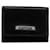 Black Saint Laurent Leather Compact Wallet  ref.1410167