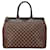 Brown Louis Vuitton Damier Ebene Greenwich PM Travel Bag Leather  ref.1410186