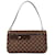 Bolsa de ombro Louis Vuitton Damier Ebene Aubagne marrom Couro  ref.1410191