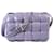 Bolsa Crossbody Roxa Bottega Veneta Intrecciato Acolchoada Cassete Roxo Couro  ref.1410236