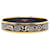 Black Hermès Narrow Enamel Cloisonne Bangle Costume Bracelet Metal  ref.1410309