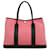 Pink Hermès Toile Garden Party 36 Tote bag Leather  ref.1410333