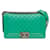 Green Chanel Medium Calfskin Boy Flap Crossbody Bag Leather  ref.1410363