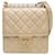 Gold Chanel Small Lambskin Chic Pearls Flap Crossbody Bag Golden Leather  ref.1410364